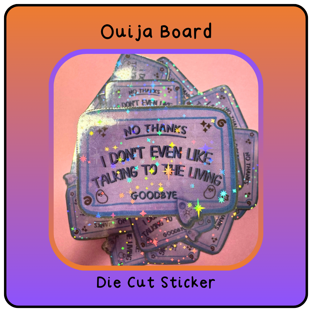 Ouija Board - Die Cut Sticker