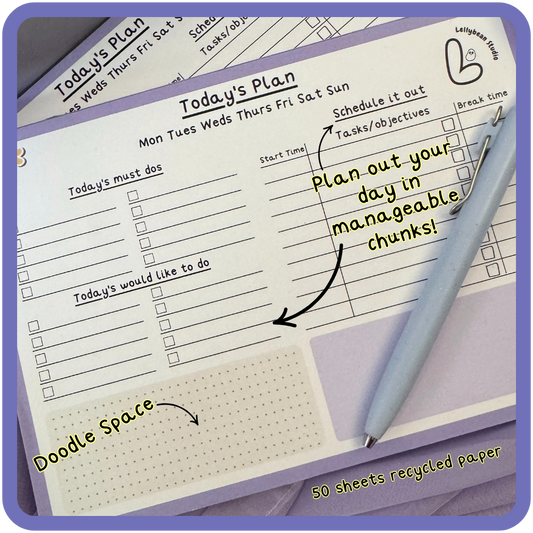 Today's Plan - A5 Planner Pad