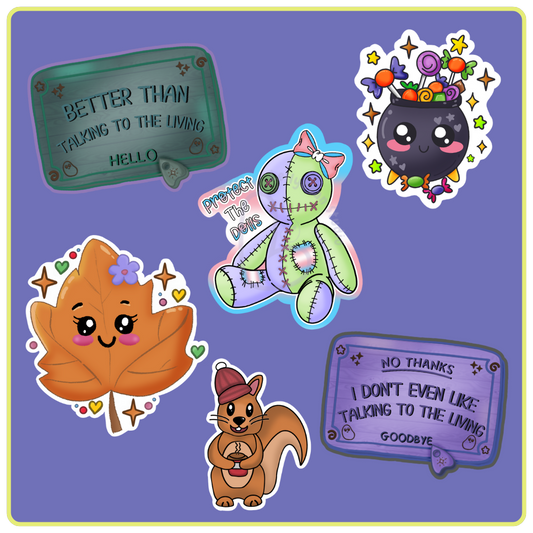Cosy Season - Die Cut Stickers