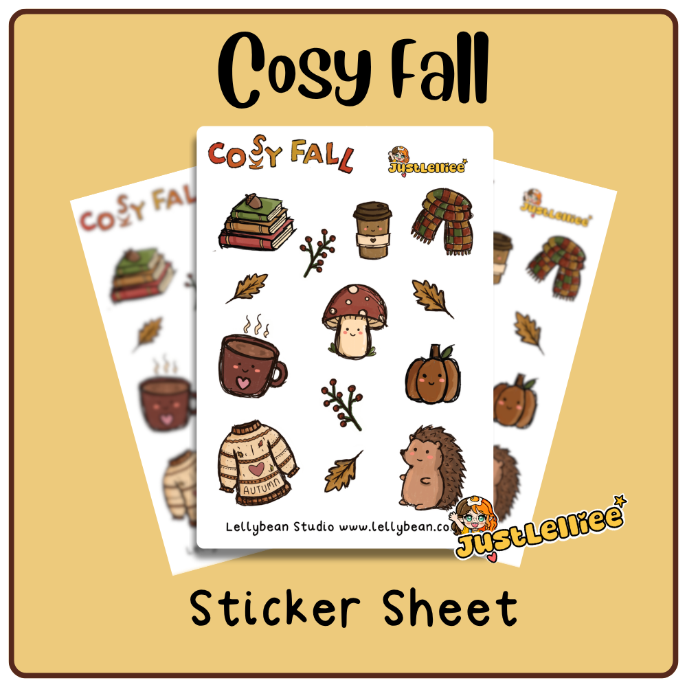 Cos(z)y Fall - Sticker Sheet