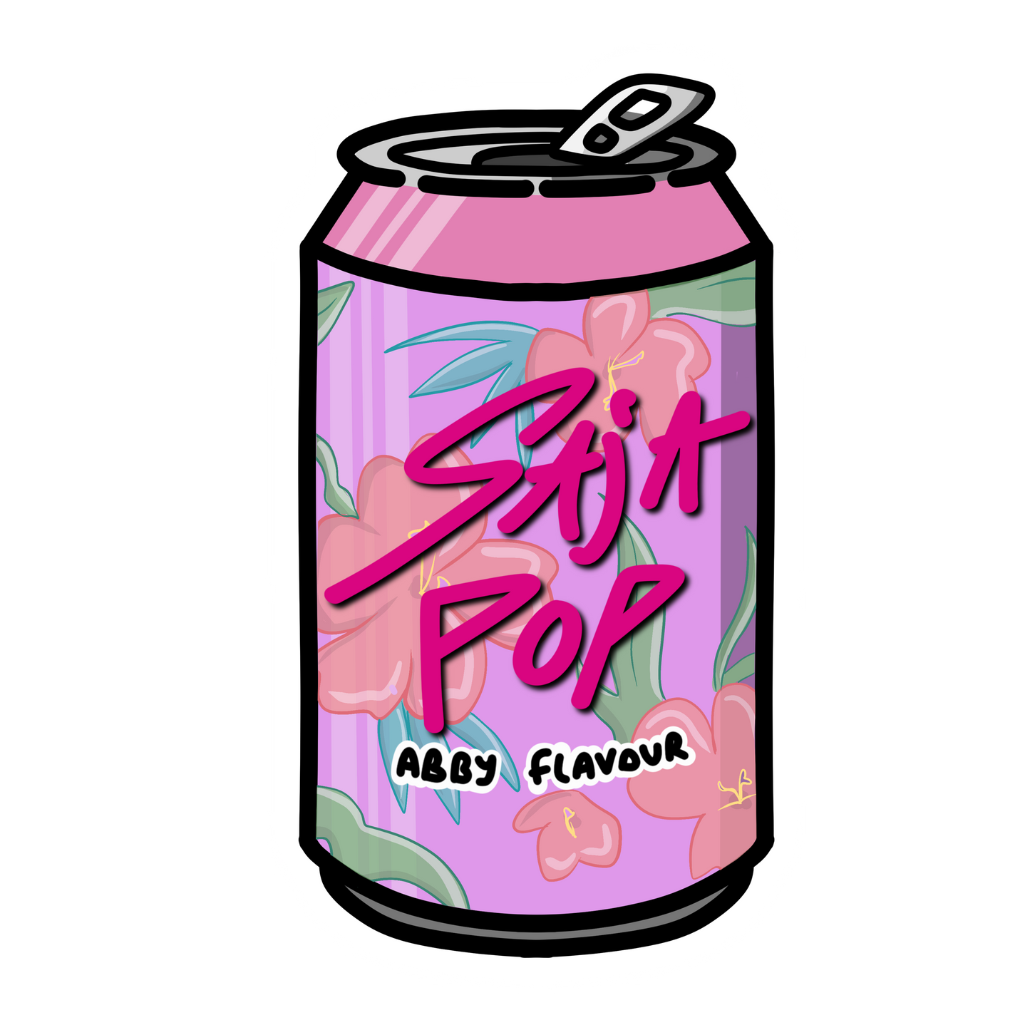 K-Pop Snacks - Soda Can Stickers