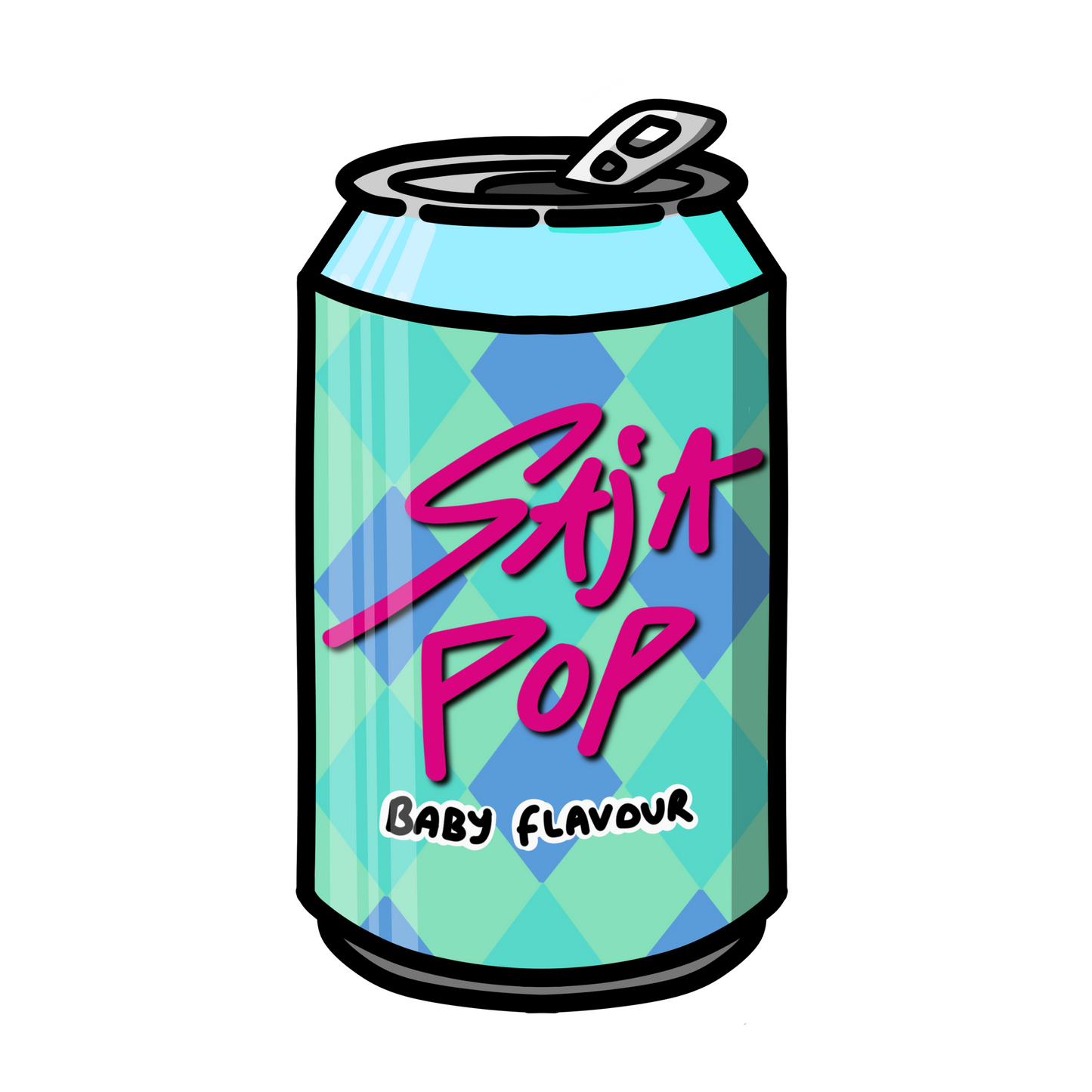 K-Pop Snacks - Soda Can Stickers