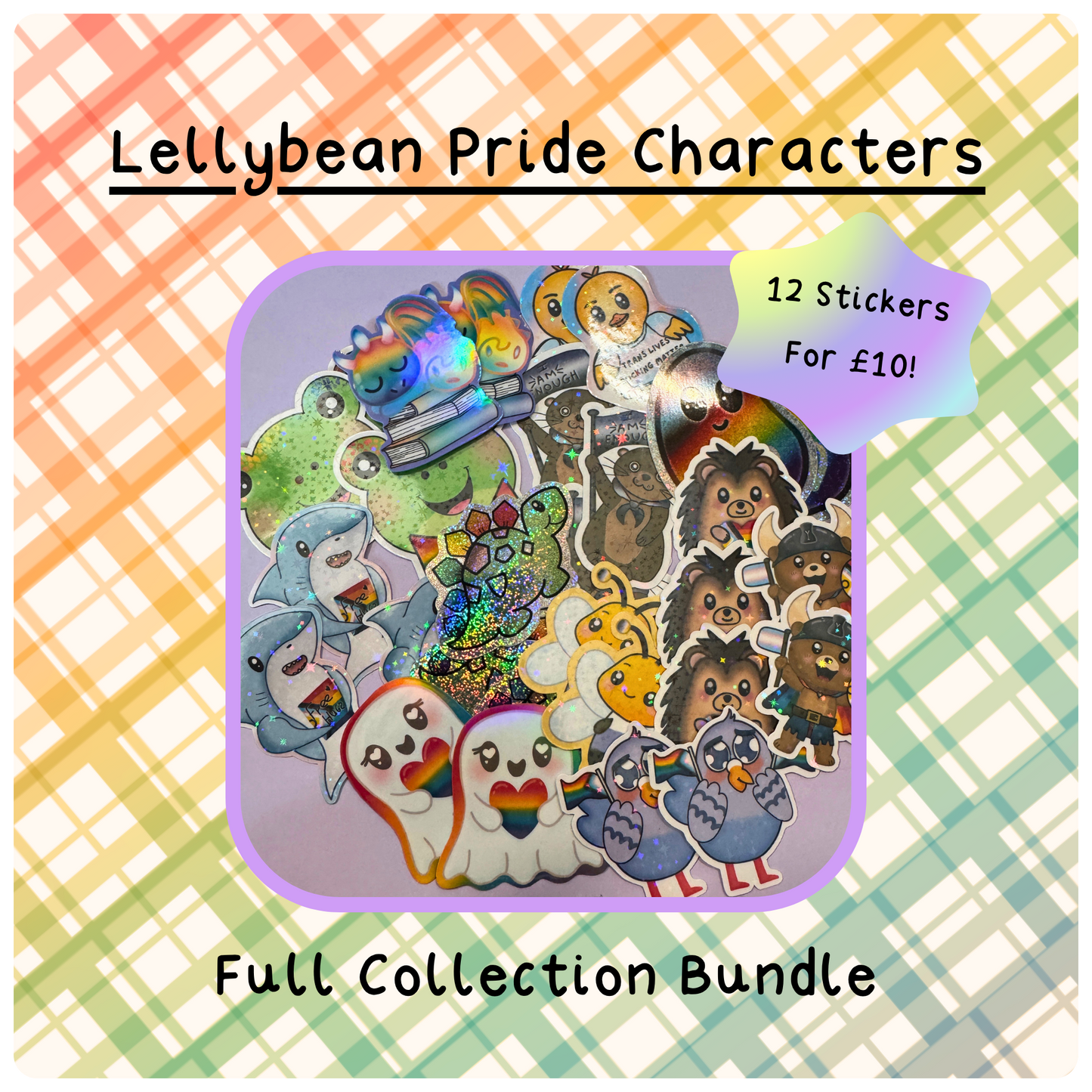 Lellybean Characters (Pride edition) - Full Collection
