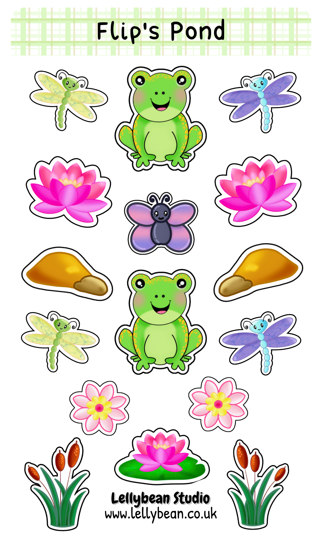 Flip's Pond - Sticker Sheet