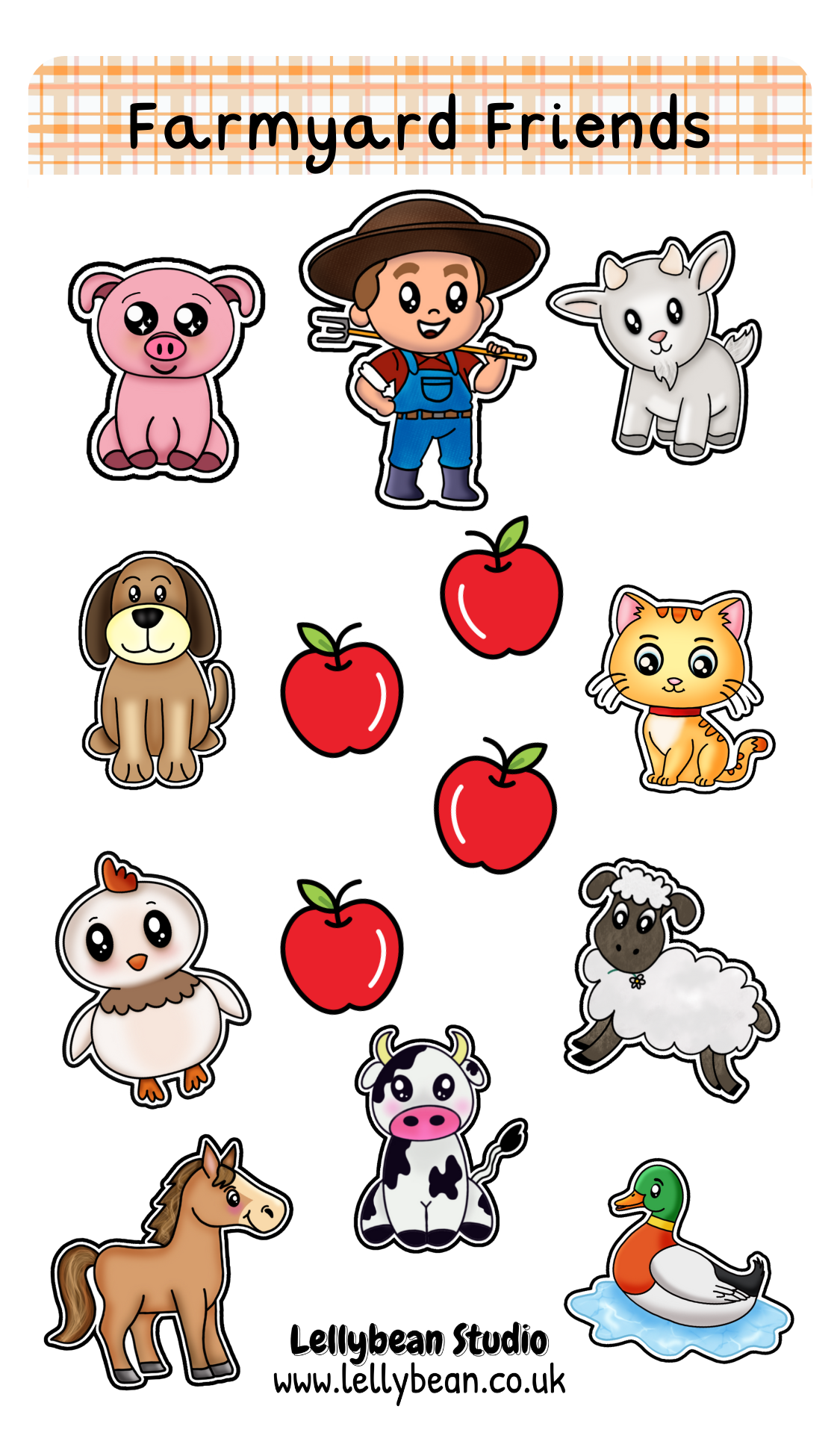 Farmyard Friends - Sticker Sheet