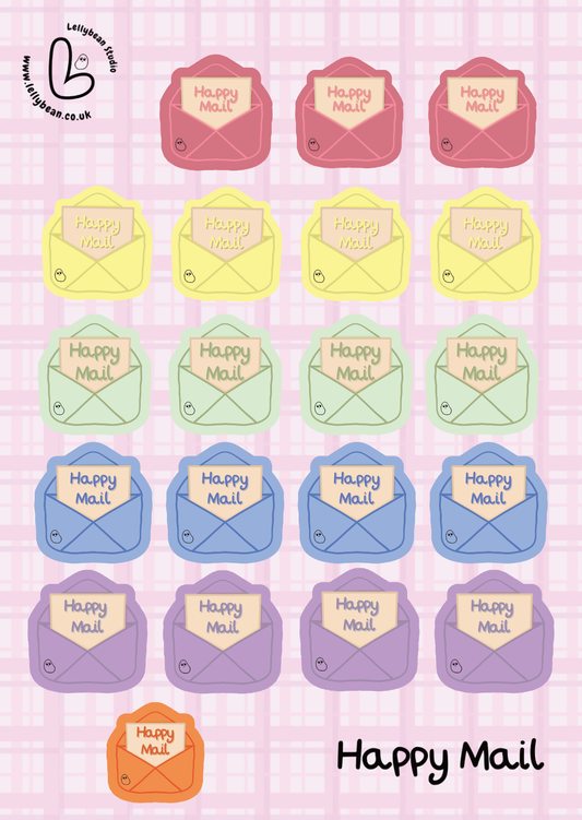 Happy Mail - Sticker Sheet
