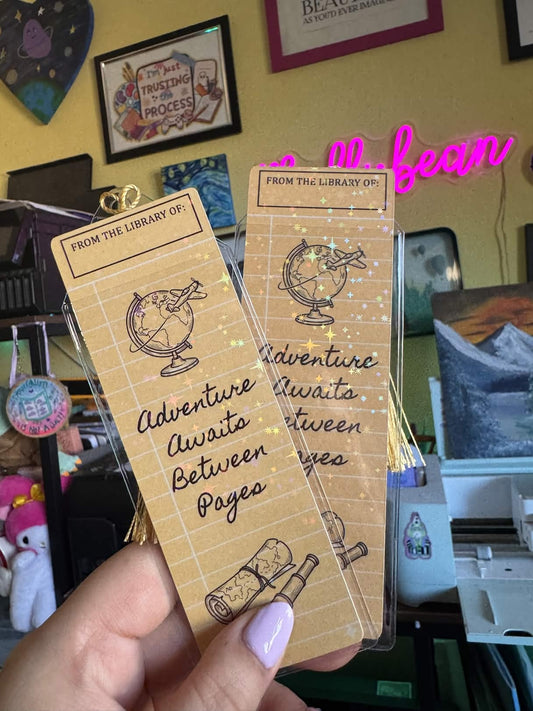 Bookmark - Vintage Library Card