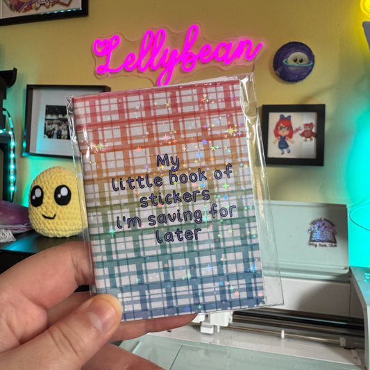 Handmade Mini Reusable sticker book