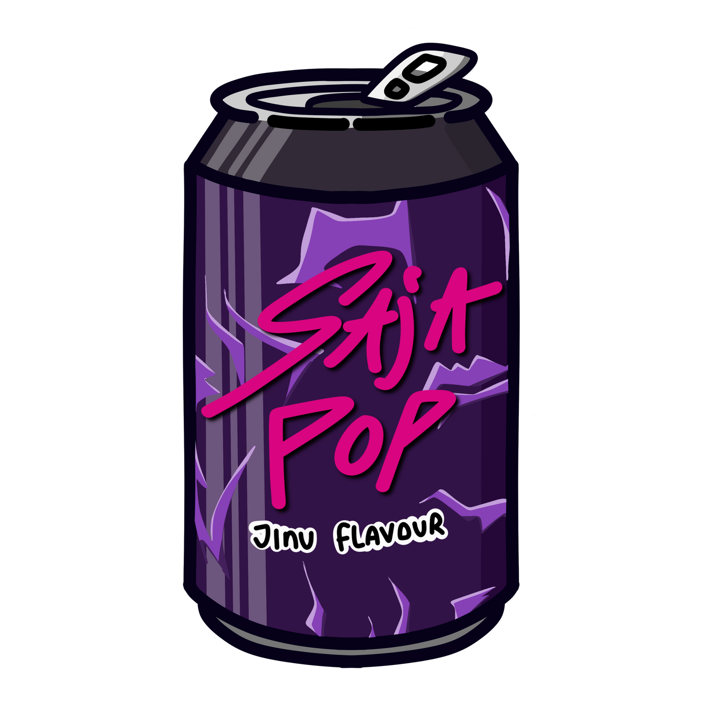 K-Pop Snacks - Soda Can Stickers