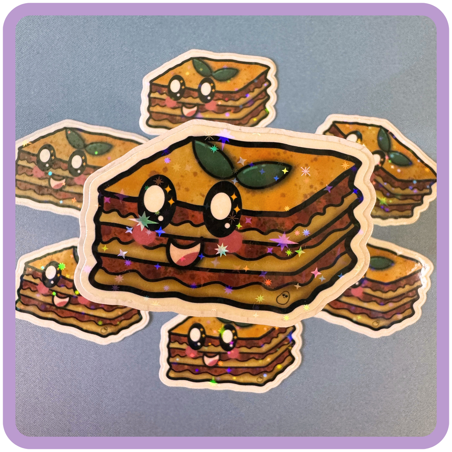 Lasagne Die Cut Sticker