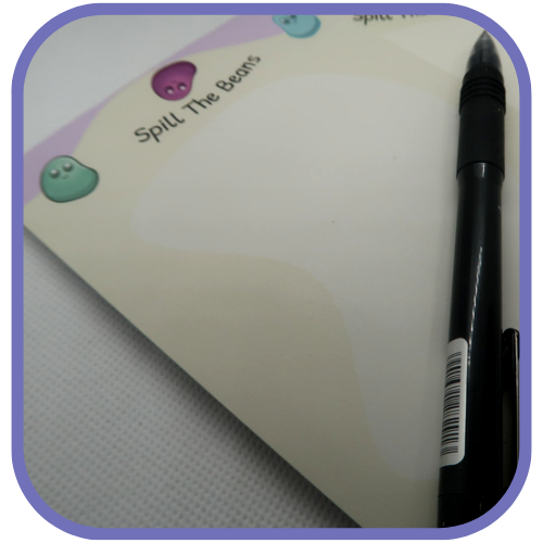 Spill The Beans Notepads