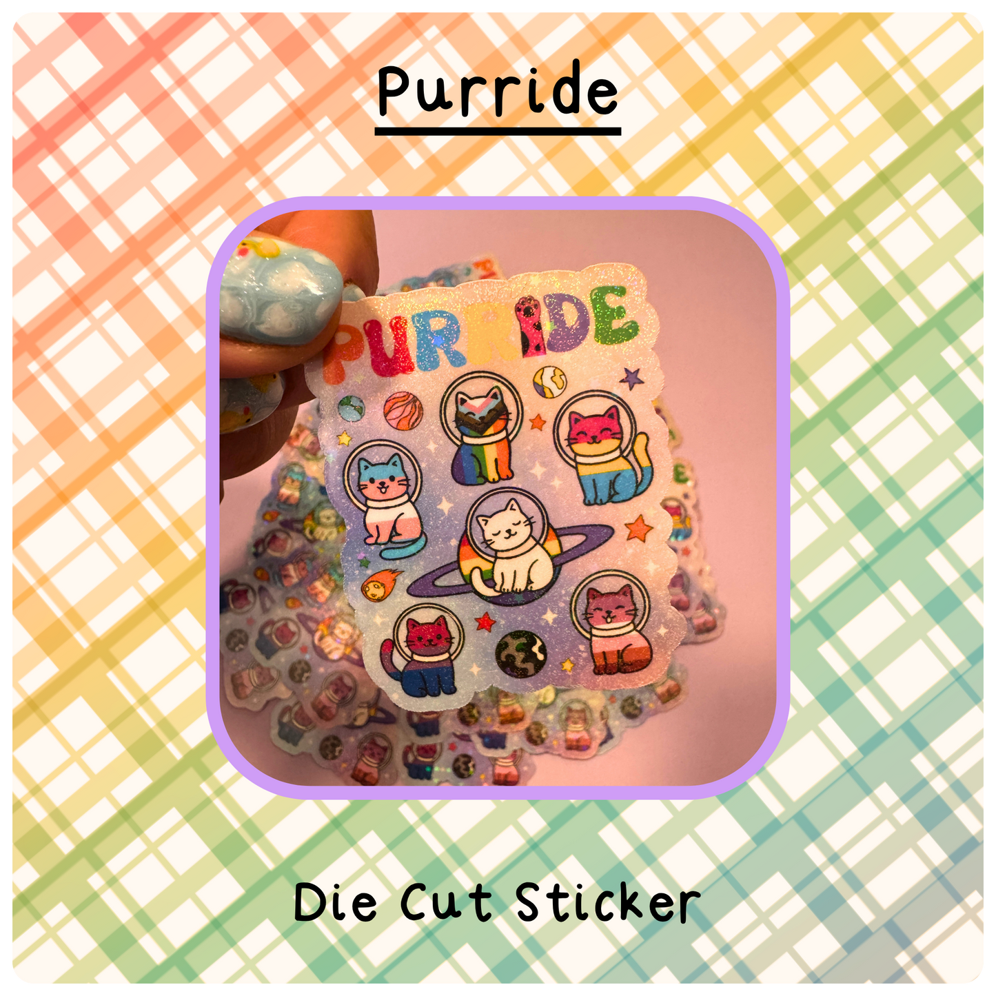 Purrride - Die Cut Sticker
