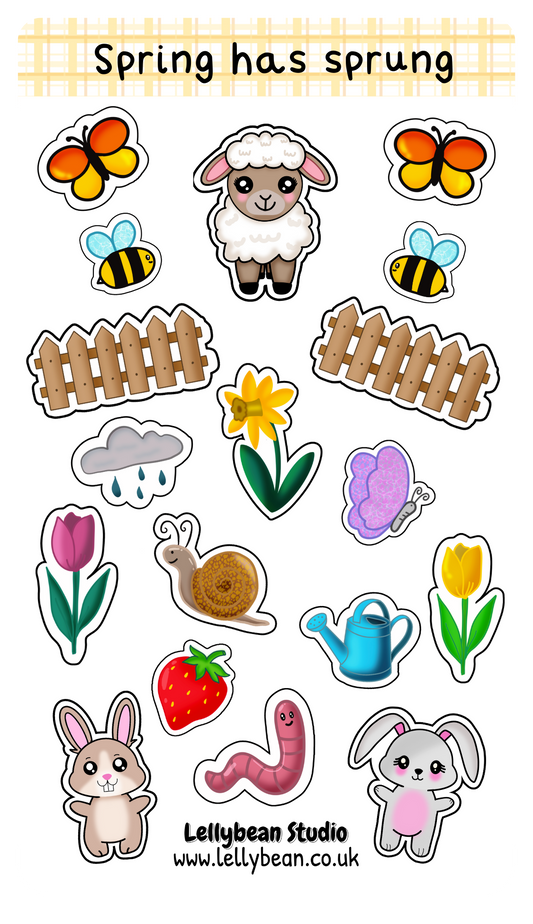 Spring has Sprung - Sticker Sheet