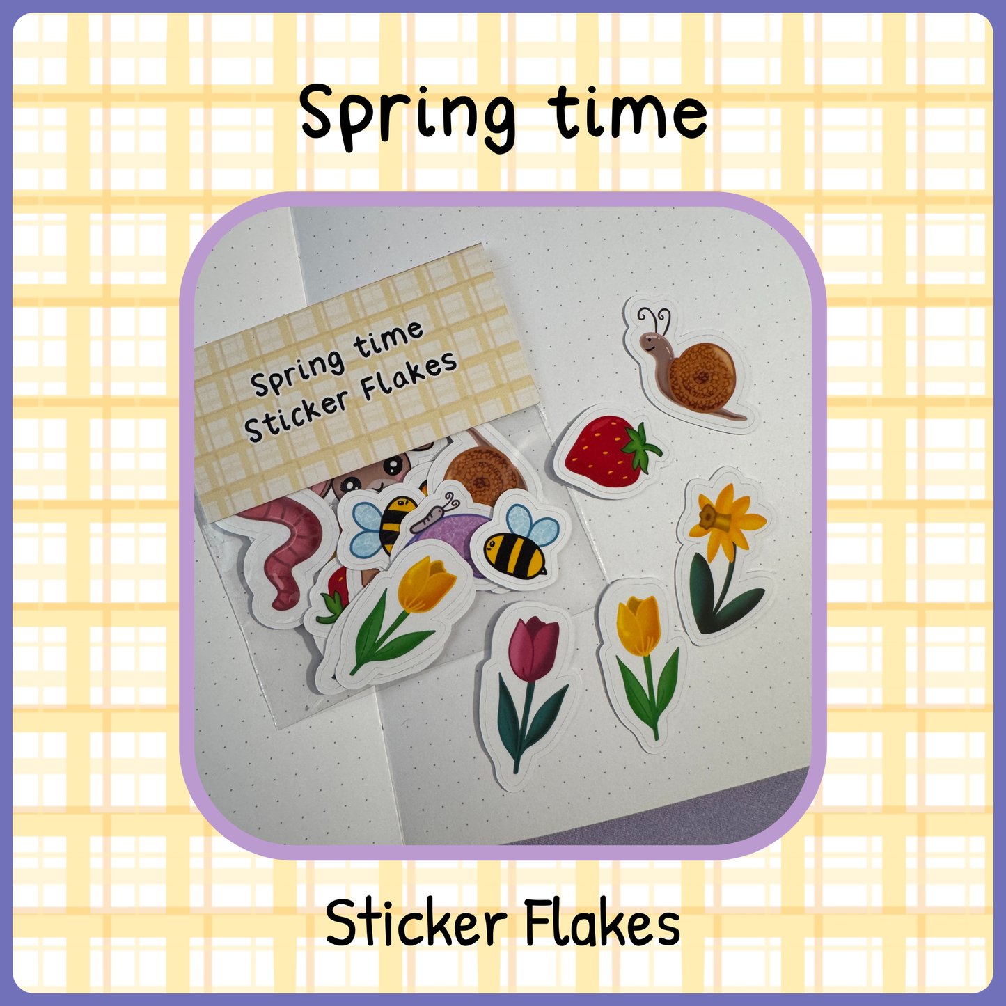 Sticker Flakes - Spring time