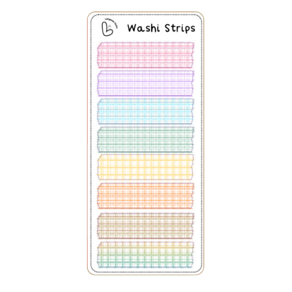 Lellybean Journal Essentials - Washi Strips