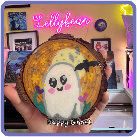 Painted Wooden Slices