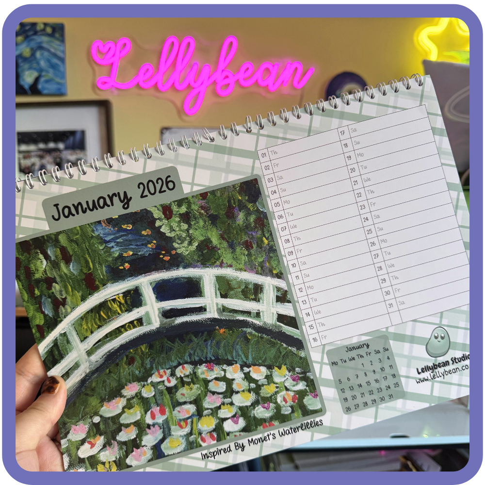 2026 Artwork Wall Calendar