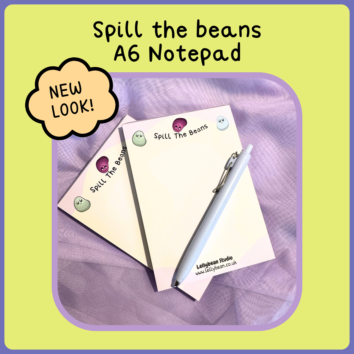 Spill The Beans Notepads