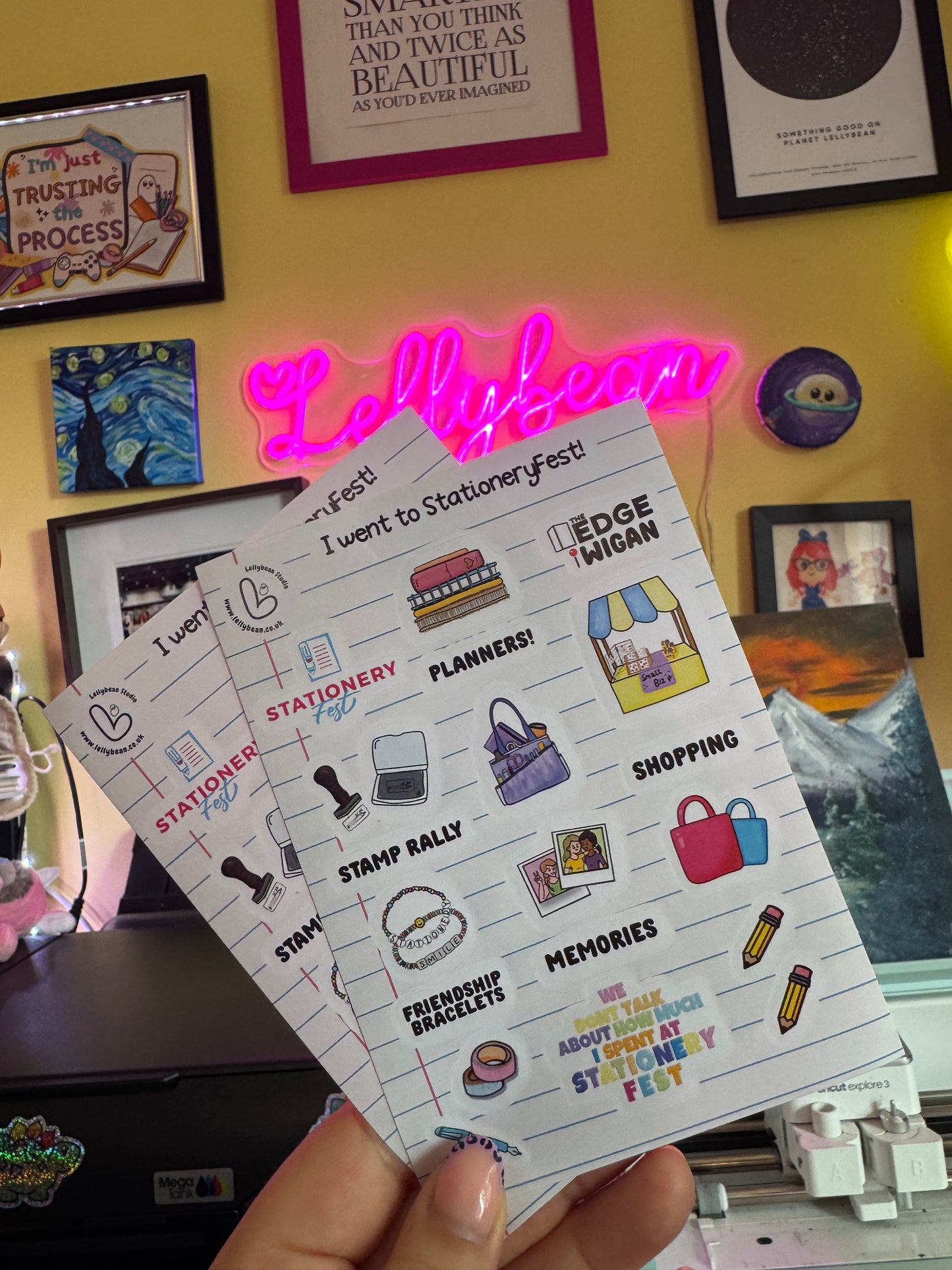 I went to StationeryFest-sticker sheet  (preorder)