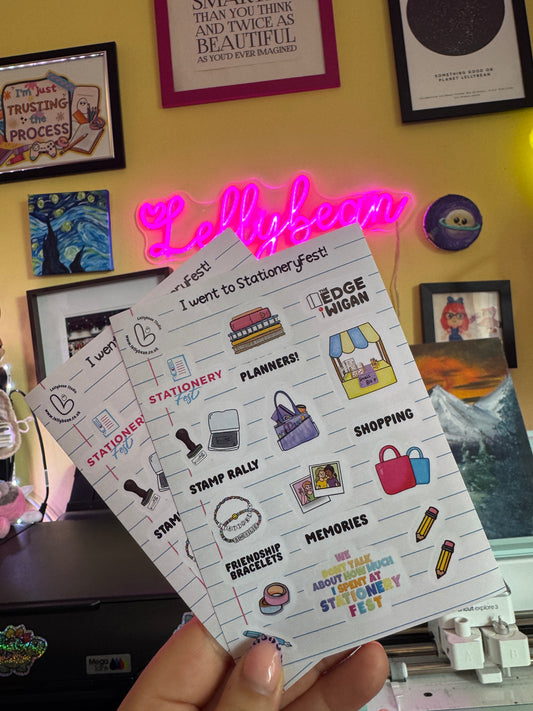 I went to StationeryFest-sticker sheet  (preorder)