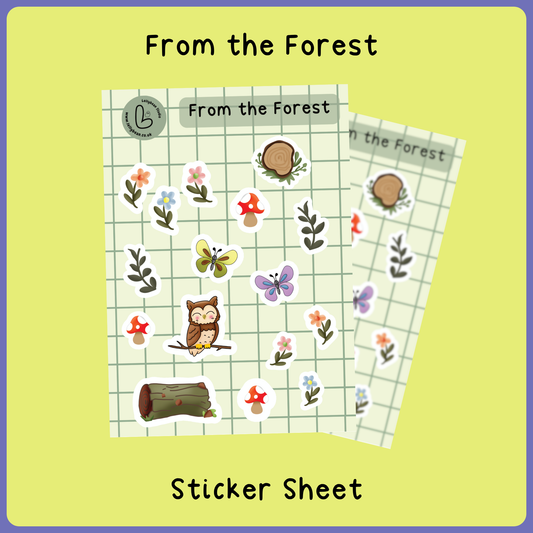 From the Forest - Sticker Sheet