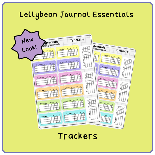 Lellybean Journal Essentials - Trackers