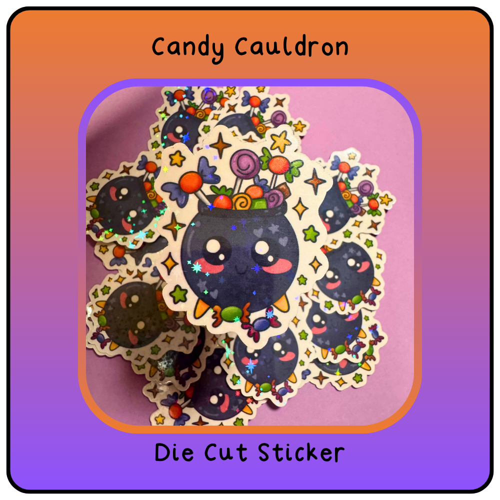 Candy Cauldron - Die Cut Sticker