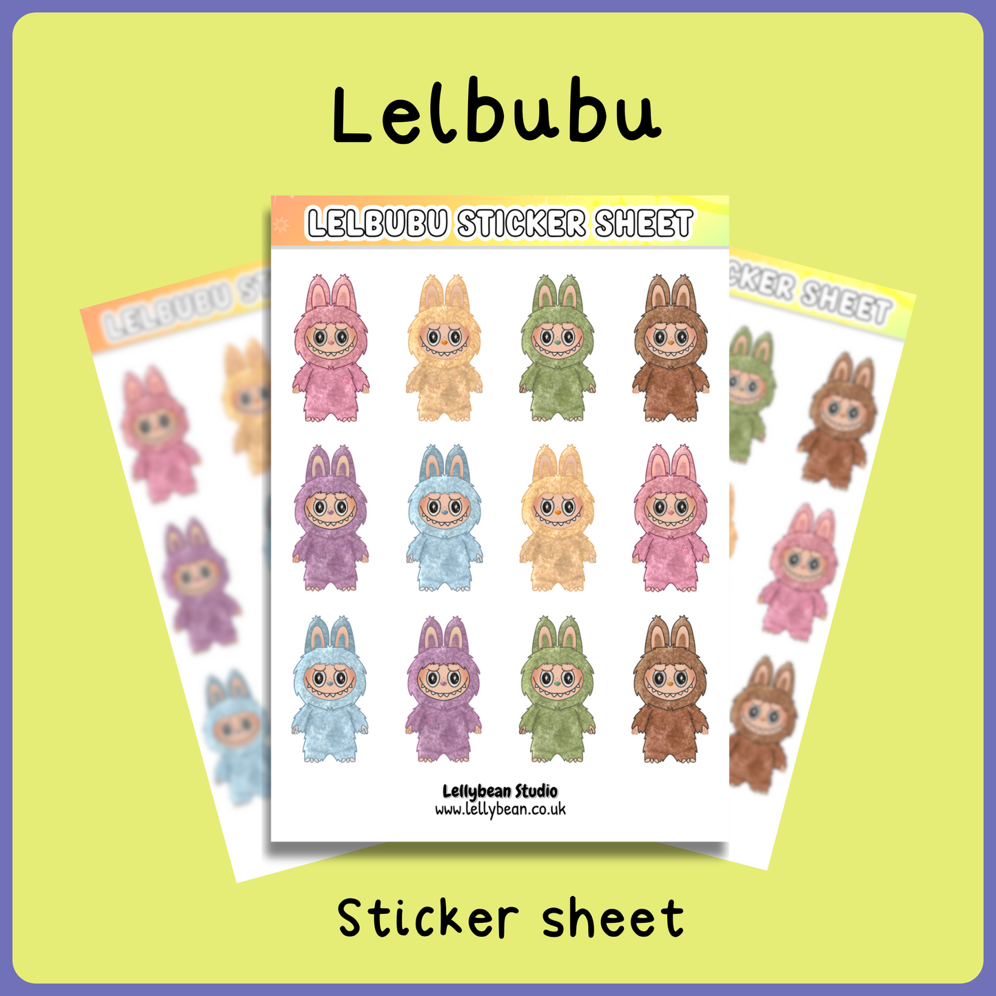 Lelbubu - Sticker Sheet