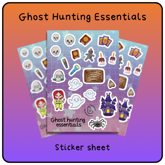 Ghost Hunting Essentials - Sticker Sheet