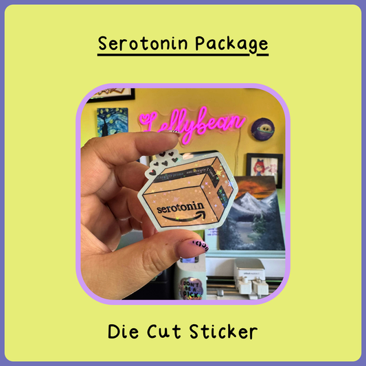Serotonin Package - Die Cut Sticker