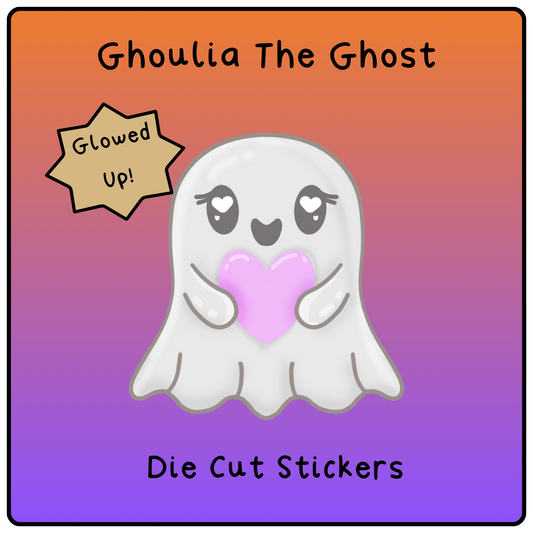 Ghoulia The Ghost - Die Cut Stickers