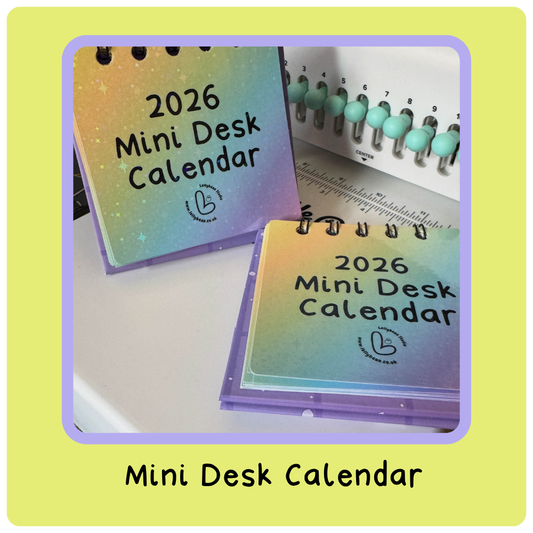 Mini Desk Calendar