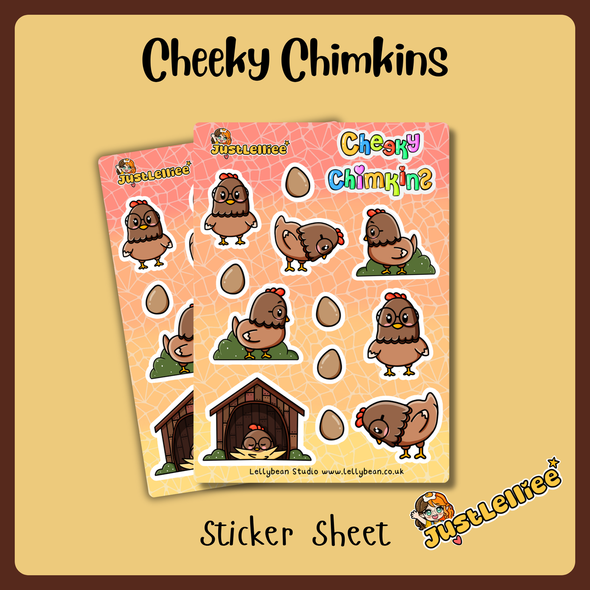 Cheeky Chimkins - Sticker Sheet