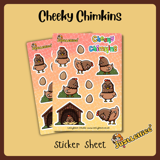 Cheeky Chimkins - Sticker Sheet