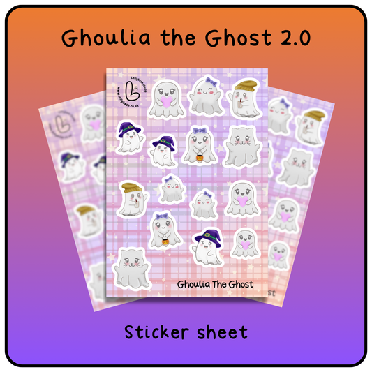 Ghoulia The Ghost - Sticker Sheet