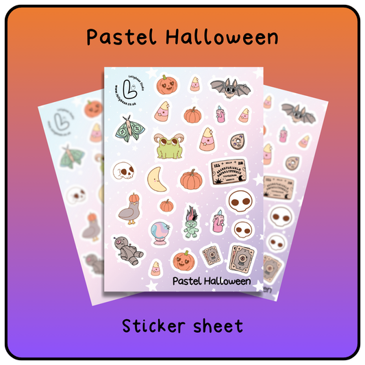 Pastel Halloween  - Sticker Sheet