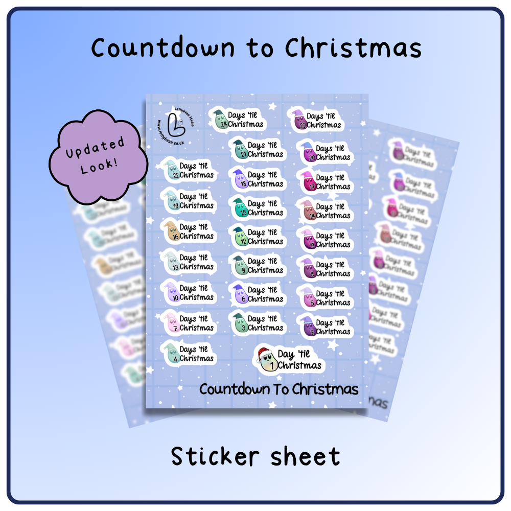 Countdown to Christmas - Sticker Sheet