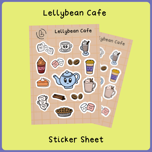 Lellybean Cafe - Sticker Sheet