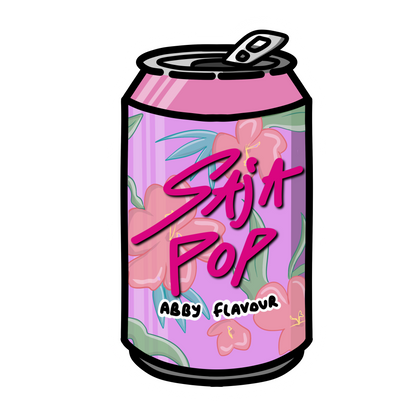 K-Pop Snacks - Soda Can Stickers