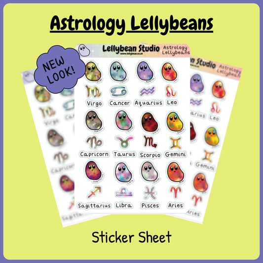 Astrology Lellybeans - Sticker Sheet