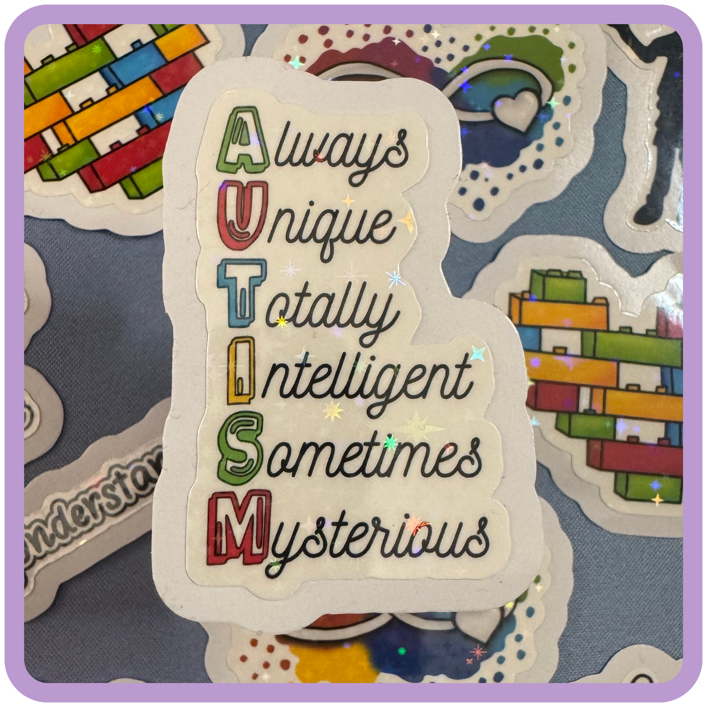 Autism Acceptance Charity Stickers