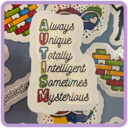 Autism Acceptance Charity Stickers