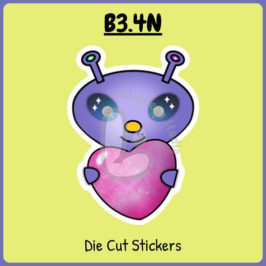 B3.4N - Die Cut Stickers