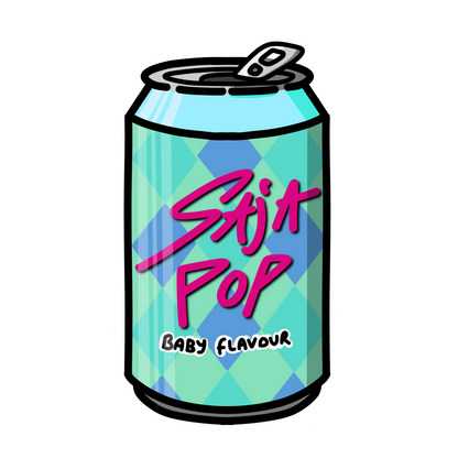 K-Pop Snacks - Soda Can Stickers