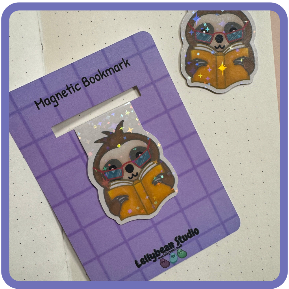 Magnetic Bookmark - Speedy The Sloth