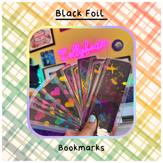 Foil Bookmarks - Black Card