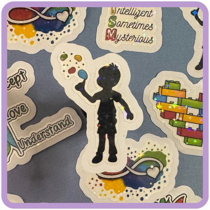 Autism Acceptance Charity Stickers