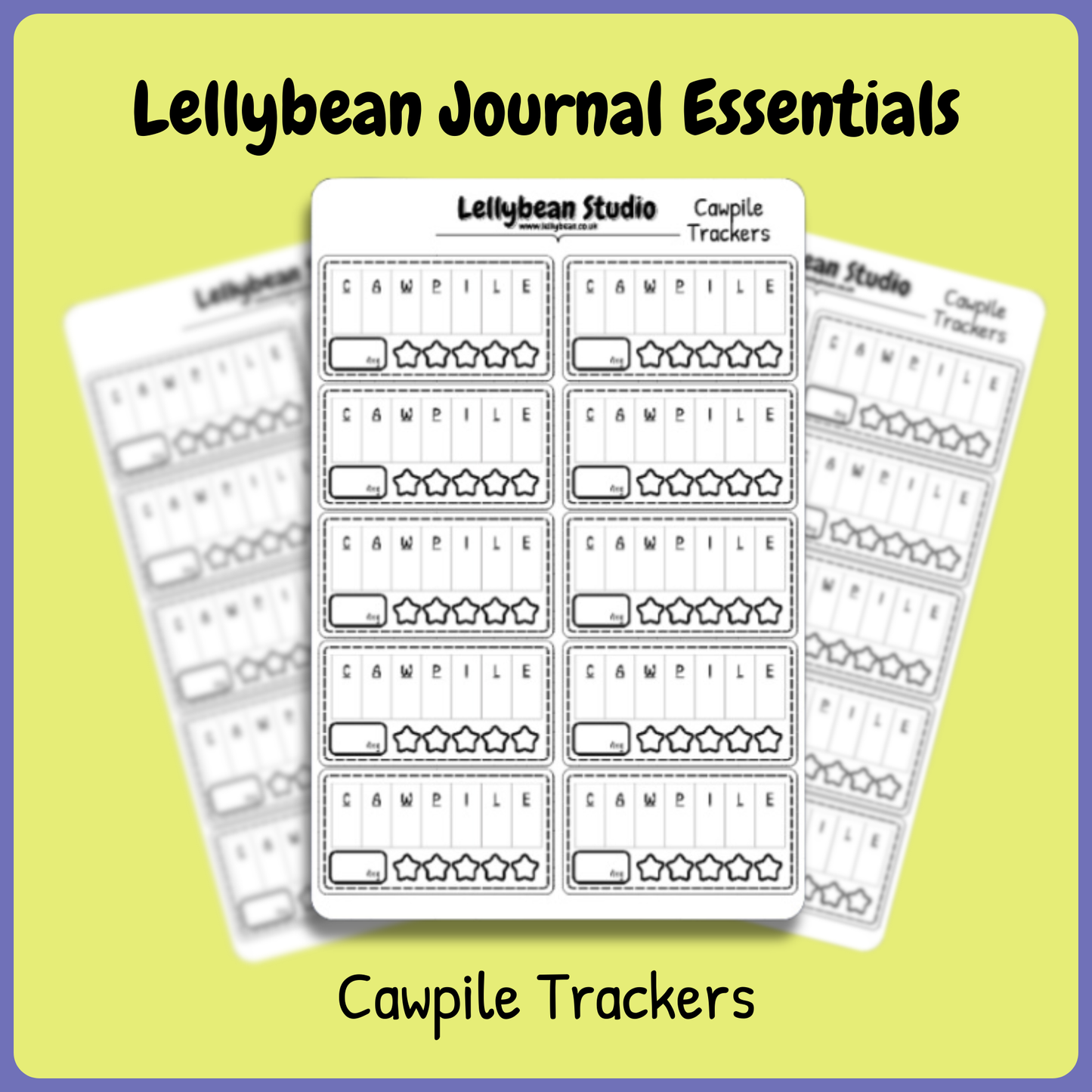 Lellybean Journal Essentials - CAWPILE Trackers