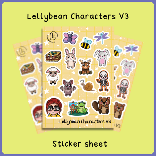 Lellybean Characters V3