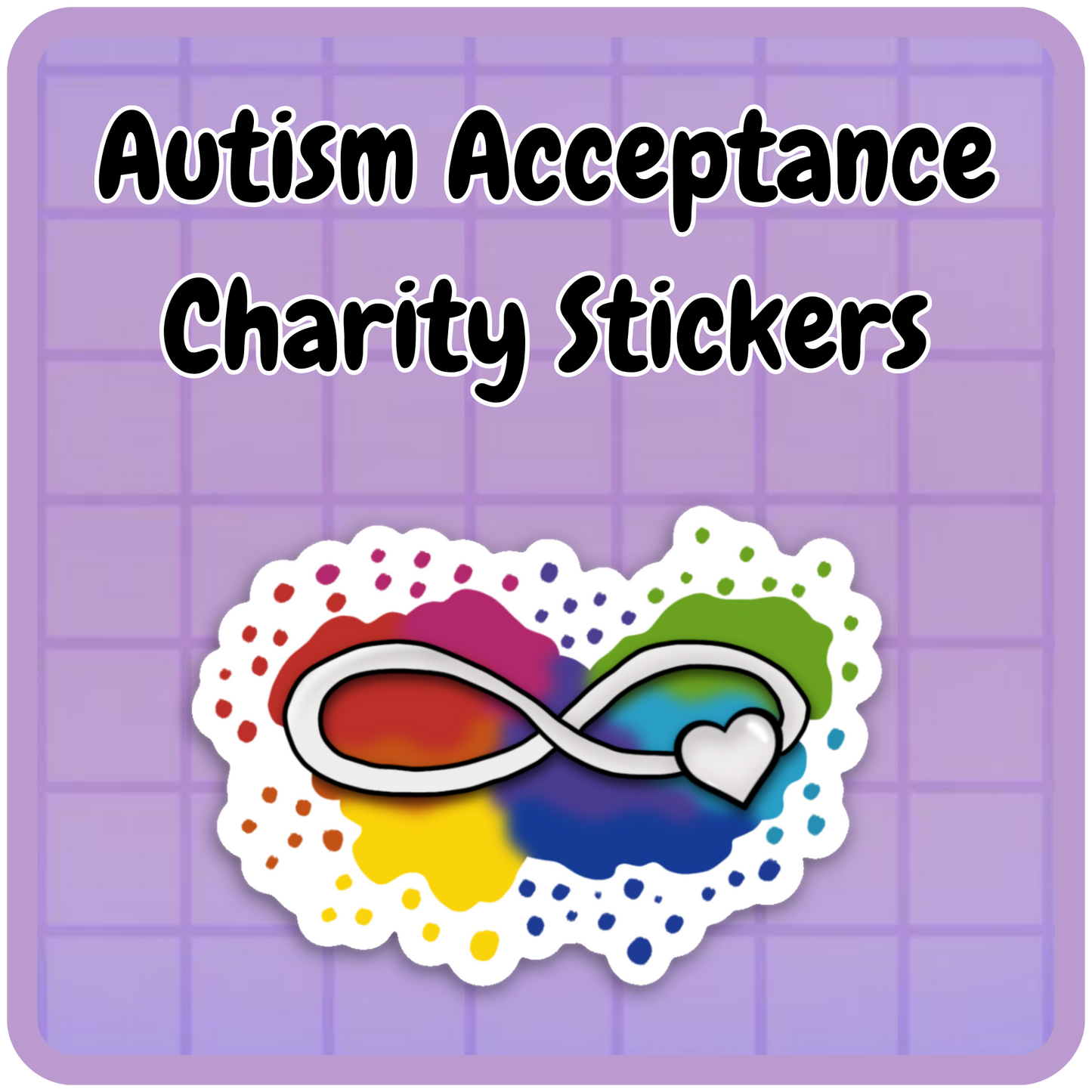 Autism Acceptance Charity Stickers